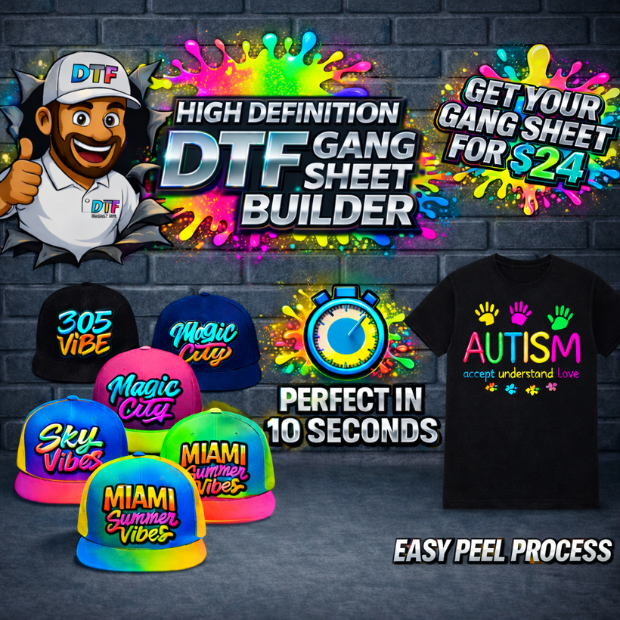 HD DTF GANG SHEET BUILDER 